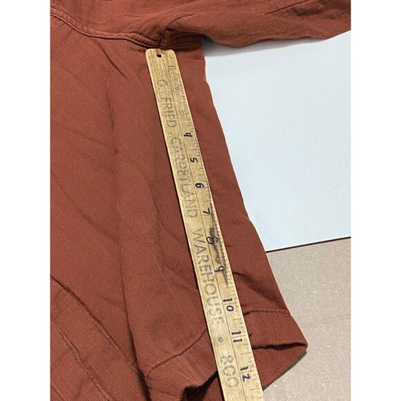 Tommy Bahama Cargo Shorts Size 38 Rust Orange Cotton Utility Pockets - Picture 4 of 9